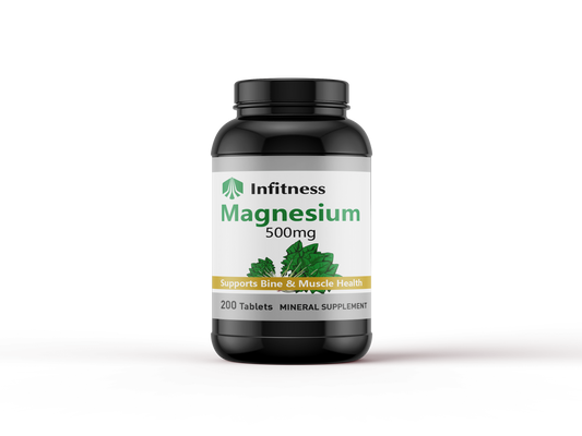 Magnesium, Bone and Muscle Health, Whole Body Support, Tablets, 500 Mg, 200 Ct