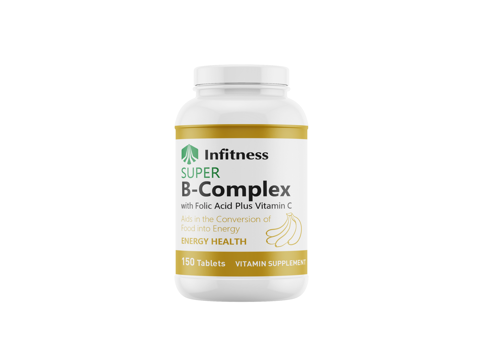 Super B Complex with Vitamin C & Folic Acid, Immune & Energy Support ...