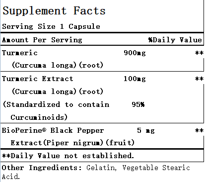 Turmeric With Black Pepper Extract Supports Antioxidant Health 1000m Turmeric With Black Pepper Extract Supports Antioxidant Health 1000m